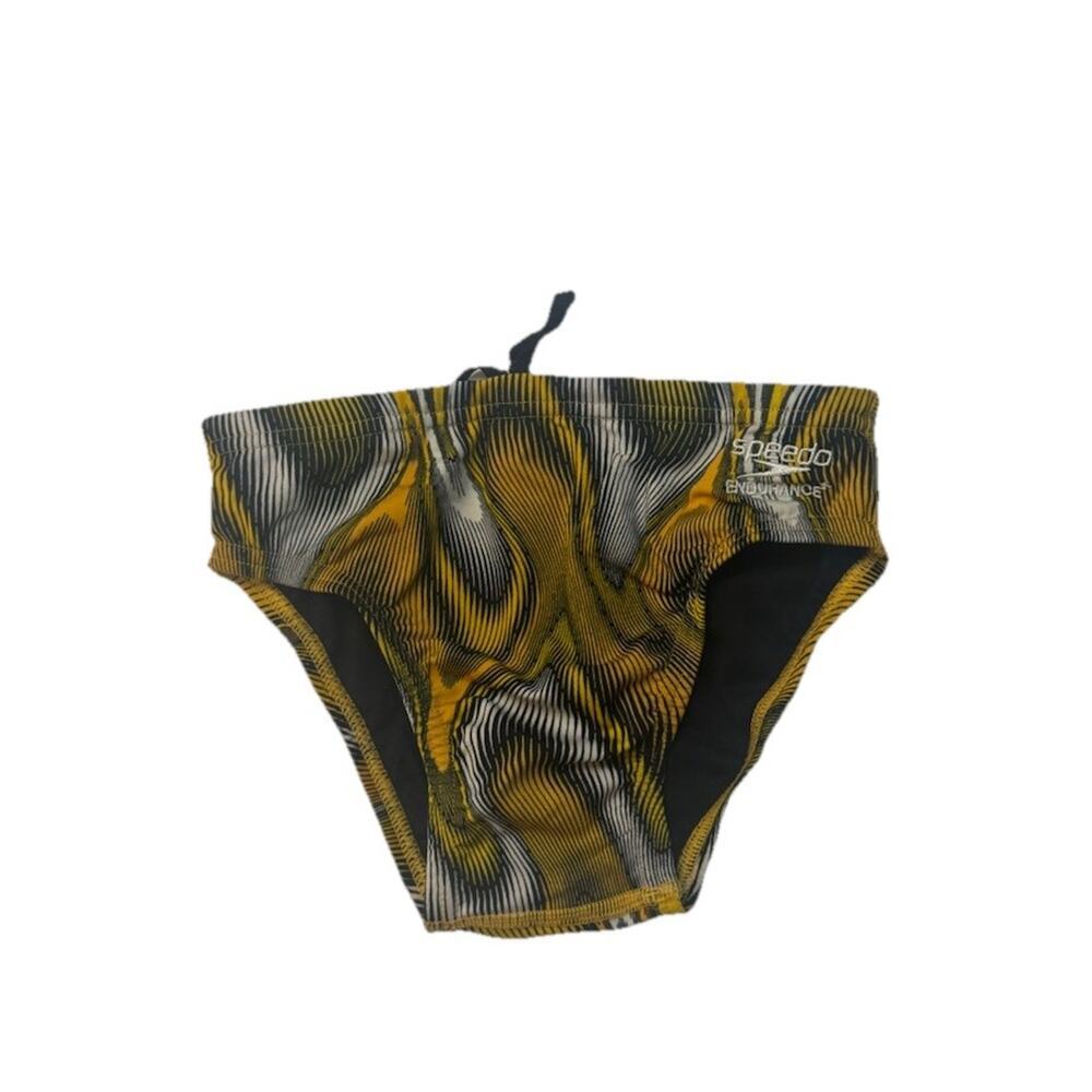 Speedo Endurance+ Swim Briefs Men’s Size 26 Team Gold NWT $49.50